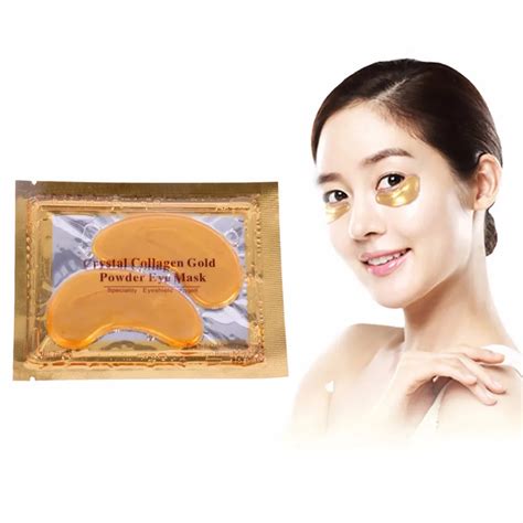 10pcs Gold Crystal Collagen Eye Mask Eye patches Remove Anti Puffiness ...
