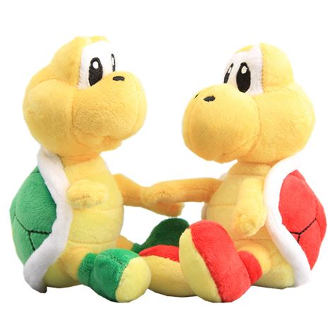 Uiuoutoy Super Mario Green And Red Koopa Troopa Plush Toy 6 Set Of 2