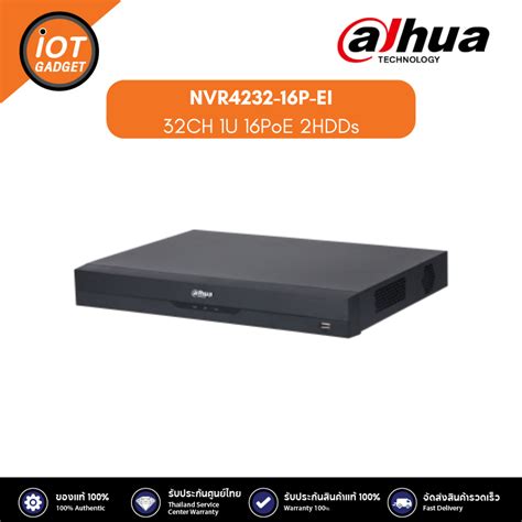 Dahua Nvr P Ei Ch U Poe Hdds Wizsense Network Video