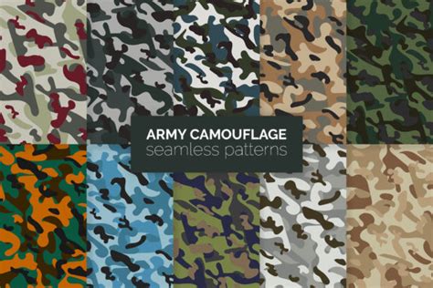 Army Camouflage Seamless Patterns Graphic By 3y Design · Creative Fabrica