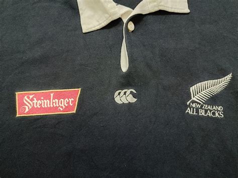 Vintage 🔥🔥 Vintage 90s New Zealand All Black Steinlager Rugby Tee Grailed