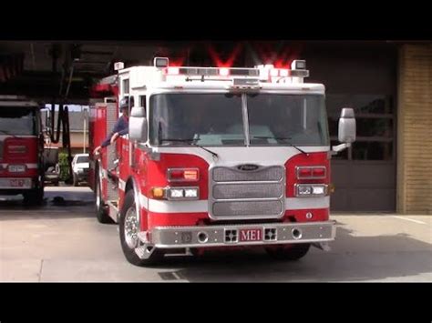 Ventura City Fire Dept. Medic Engine 1 Responding - YouTube