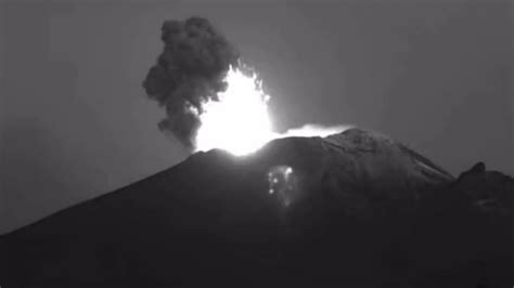 VIDEO Las impactantes imágenes de la nueva explosión del volcán