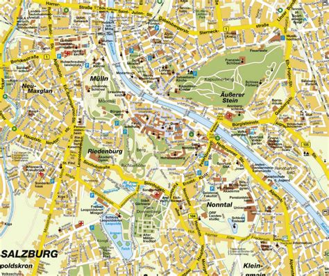 Salzburg Map - Austria