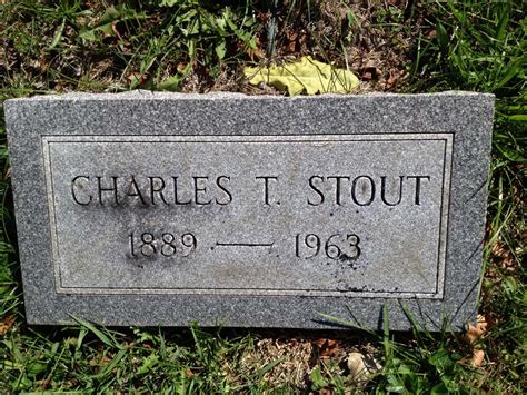 Charles Theodore Stout Find A Grave Memorial