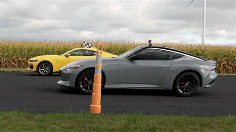 Ford Mustang Gt Vs Nissan Z Drag Race Is A Battle Of