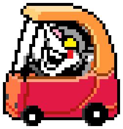 Pixel Toy Car Sticker - Pixel Toy car Baby car - Discover & Share GIFs