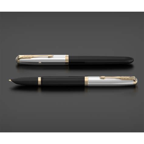 Parker 51 Premium Black GT Fountain Pen Vulpen Fountain Pen