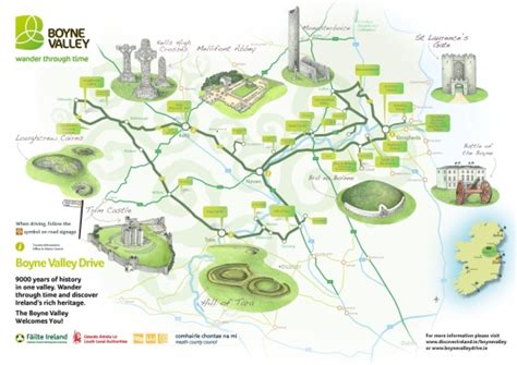 Boyne Valley Map Discover Boyne Valley Meath Ireland