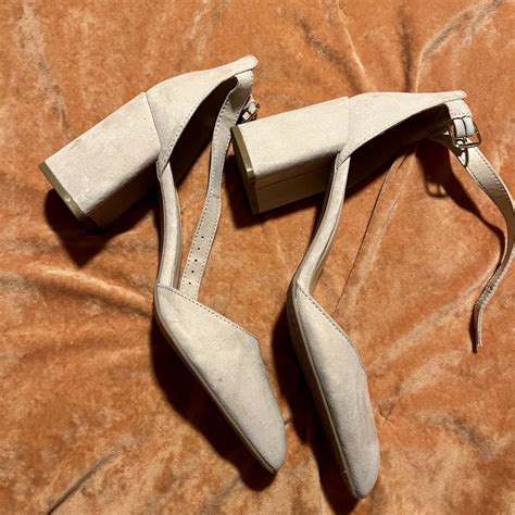 Lulus Nude Heels With Ankle Strap The Perfect Depop