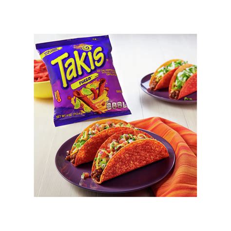 Old El Paso Takis Fuego Stand ‘n Stuff Taco Shells 10 Countold El Paso