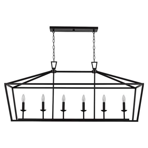 Laurel Foundry Modern Farmhouse Carmen 6 Light Kitchen Island Linear