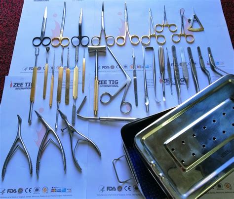 Rhinoplasty Set Of 32pcs Packed In Sterilizing Boxplastic Surgery Ebay