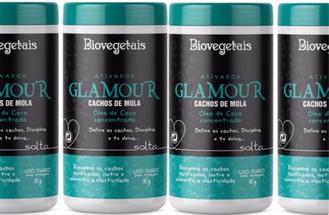 Ativador Biovegetais Glamour Cachos De Mola Kg Kit Frete Gr Tis