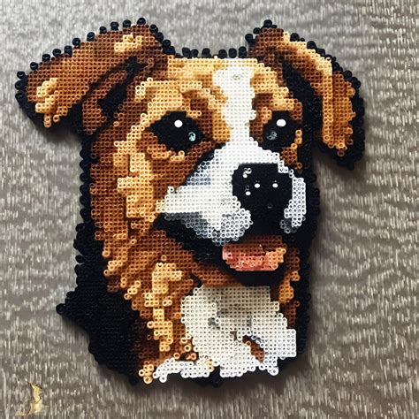 10 Dog Perler Beads Patterns Free - DIY Crafts