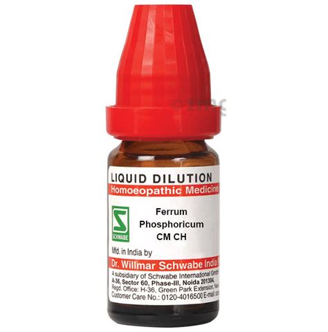 Dr Willmar Schwabe India Ferrum Phosphoricum Dilution CM CH Buy Bottle