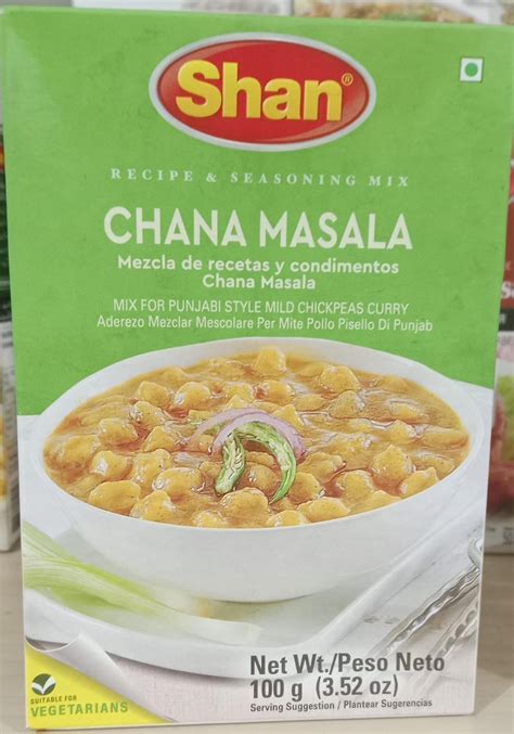 Shan Recipe Seasoning Mix Chana Masala Pak Halal Meat And Grocery