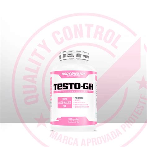 Pr Hormonal Testo Gh Feminino Rosa Pote C Psulas Body Nutry No