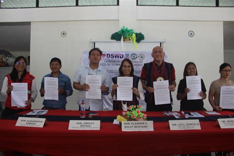 DSWD Field Office CAR Receives 2 Lot Donations From Apayao DSWD Field