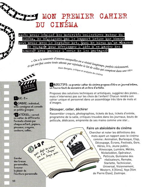 Le Cinéma à lécole Cycle 3 Cycle Cinéma et École