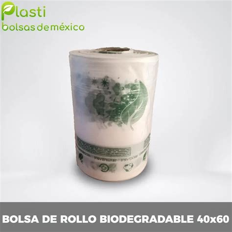 Bolsa De Rollo Biodegradable 40x60 Plasti Bolsas De Mexico