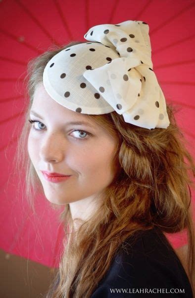 Polka Dot Fascinator By Ruby Cordelia S Millinery Hatacademy