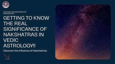 Getting To Know The Real Significance Of Nakshatras In Vedic Astrology