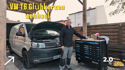 Vw T Tdi Gl Hkerzen Wechsel Tutorial Youtube