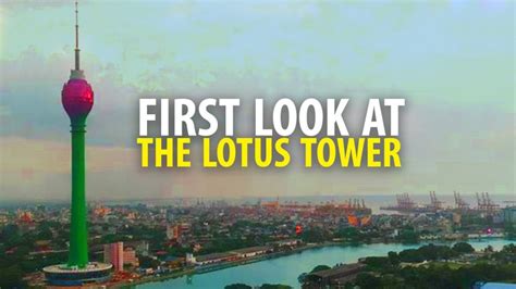 Colombo Lotus Tower - The Pride of Sri Lanka Illuminates Colombo Skyline