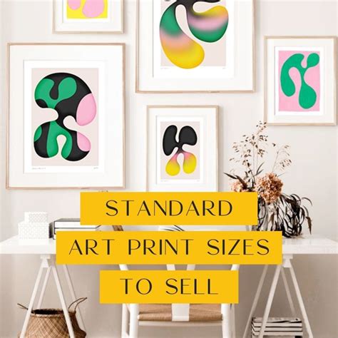 Standard Art Print Sizes to Sell