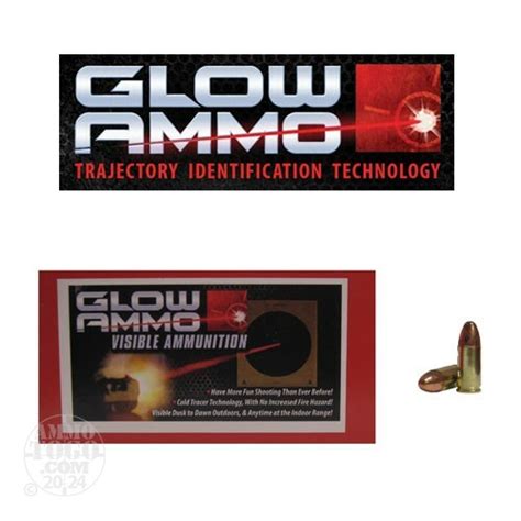 9mm Luger 9x19 Ammo 50 Rounds Of 124 Grain Full Metal Jacket FMJ