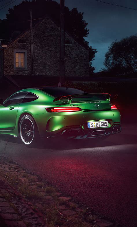 X Green Mercedes Amg Gtr K Iphone Hd K Wallpapers Images