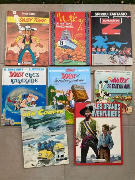 Lot De Bd Bandes Dessin Es Ast Rix Lucky Luck Spirou Dan Cooper Eur