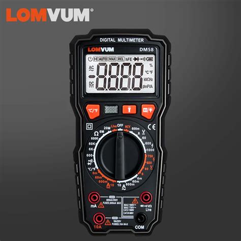 Lomvum Ncv Digital Multimeter Counts Auto Ranging Ac Dc Voltage