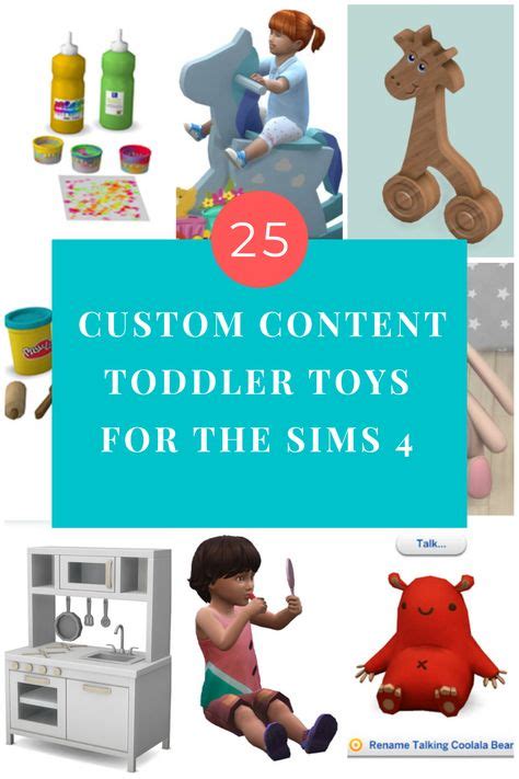 Toddlers deserve better toys in The Sims 4 and these cc toddler toys ...