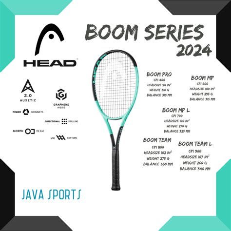 Jual Raket Tenis Head Boom Pro Mp Mp L Team Team L Auxetic