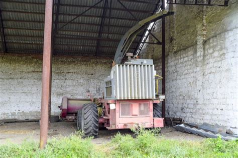 Forage Harvester Ksk100 Old Harvester Stock Image Image Of Grain Food 111887011