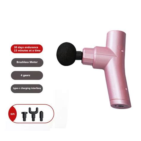 FL JM06 Rose Mini Pistolet De Massage Musculaire Masseur Corporel