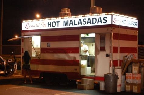 Leonard's Hot Malasadas truck. The best ever Malasadas (a type of donut ...