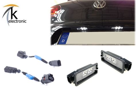 Vw Polo C Led Kennzeichenbeleuchtung Nachr Stpaket K Electronic