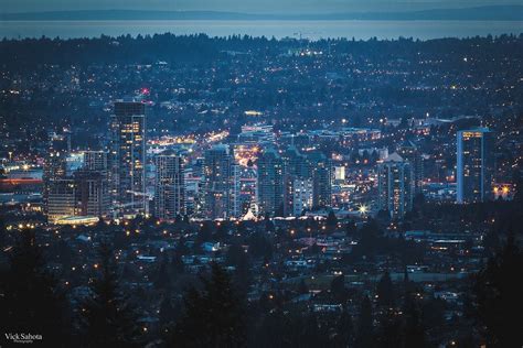 Downtown Burnaby from Burnaby Mountain : r/vancouver