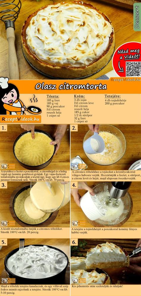 Olasz Citromtorta Recept Vide Val Olasz Citromtorta K Sz T Se