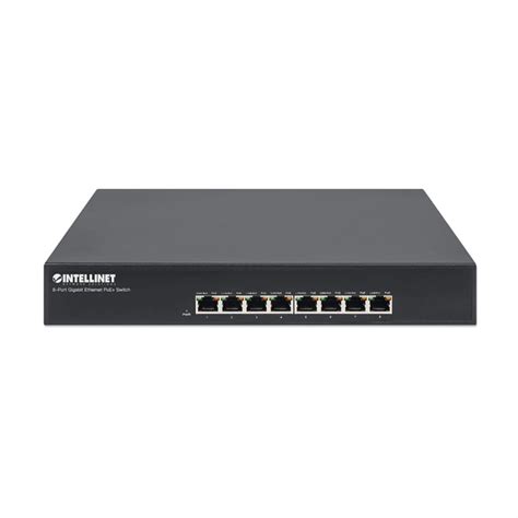 Intellinet 8 Port Gigabit Ethernet Poe Switch