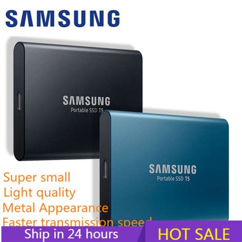 Samsung T5 Ssd Hdd 1TB 2TB Portable Top Original External Hd Drive Usb 3.1 For Desktop Laptop Pc ...