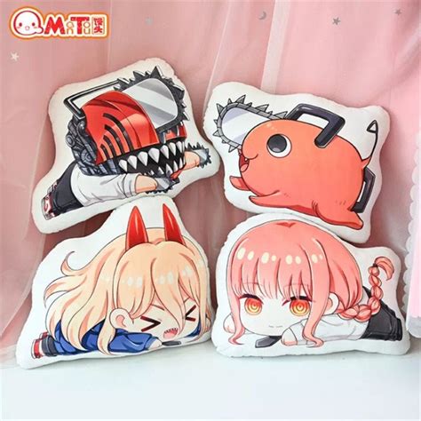 Chainsaw Man Pillow Makima Pillow Pochita Pillow Power Etsy