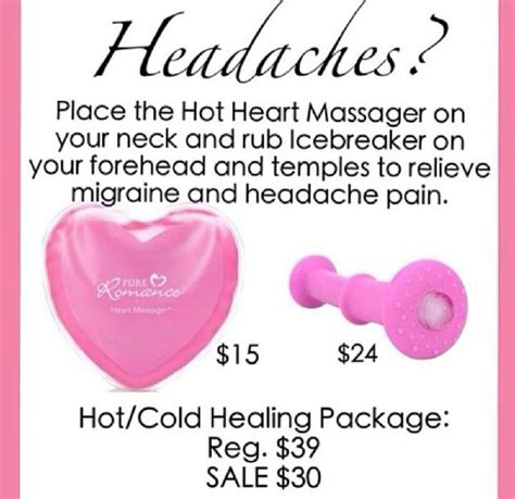 Headache The Hot Heart Massager And Icebreaker Bundle Works Great To