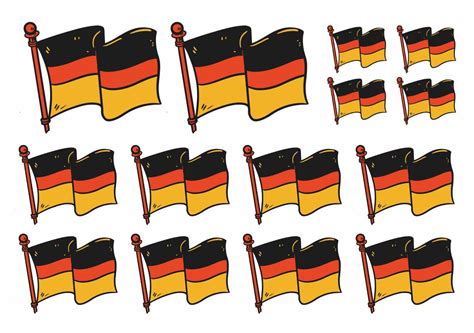 Germany Flag Tattoos A5 - Like ink