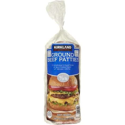 Kirkland Signature 13 Lb Ground Beef Patties Valdez Market