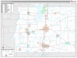 Franklin County, IL Map (Premium Style)