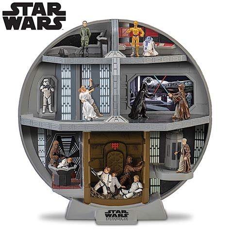 STAR WARS: A New Hope Death Star Diorama Sculpture Has 7 Scenes From ...